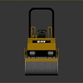 Asphalt paver paver road roller asphalt paver road car asphalt car 3d model