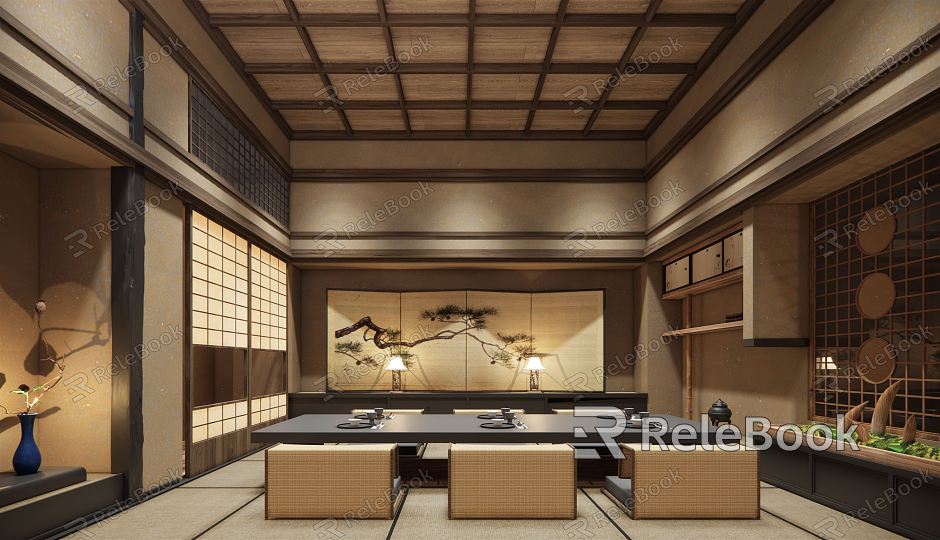 Japanese Room Restaurant model