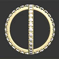 Luxurious Gold Diamond Rings With Shiny Stones And Classic Design For Fashion Accessories