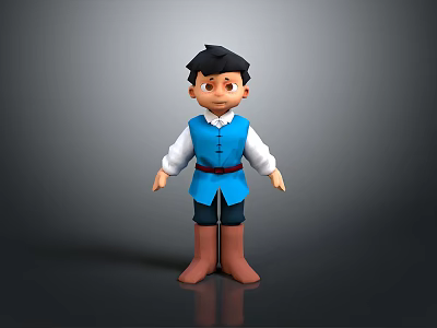 Children Baby Cartoon Children Boy Little Boy Cartoon Boy 3d model