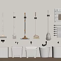 Mop pool mop pool sweep 3d model