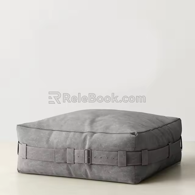 Sofa stool 3d model