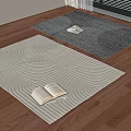 Modern Square Carpet 3d model