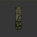 Military Camouflage Tank With Armored Hull Heavy Duty Tracks And Combat Design
