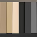 Modern Wall Panels in Wooden Gold Silver Gray and Metallic Finishes for Interior Design