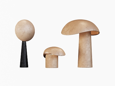 Qui Table Lamp Desktop Lamp Desktop Lamp Art Shape Table Lamp Mushroom Table Lamp 3d model