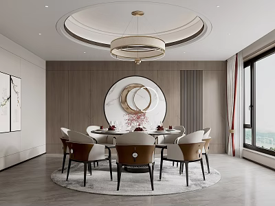 New Chinese Restaurant 3d model