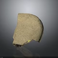 Natural Sand Colored Wooden Stone With Rough Surface Texture For Decorative Use