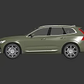 Volvo Silver SUV Exterior Design With Stylish Body And Alloy Wheels