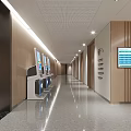Modern Hotel Lobby With Reception Desk Pink Seating Natural Light And Polished Floor