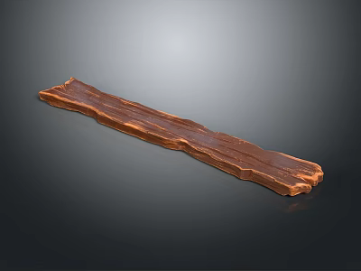 Natural Wooden Slab With Stone Like Texture For Home Decoration Projects 3d model