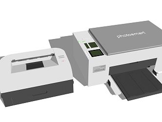 Modern Printer Equipment 3d model