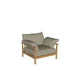 Casual Sofa Single Sofa 3d model
