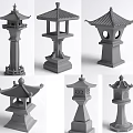 Traditional Style Outdoor Lanterns With Various Designs And Structures For Garden Decor