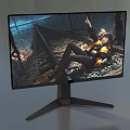 Display screen IPS screen computer display low-mode display simple-mode low-face number display game display high-precision super-realistic 3d model