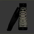 Stylish Geometric Pattern Crossbody Handbag For Daily Use In Beige And Black