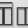 modern sliding window 3d model