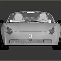 Silver Convertible Sports Car With Modern Design Sleek Lines And Two Seater