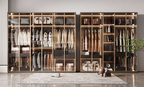 Modern wardrobe 3d model