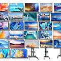 TV Display LCD TV Screen Smart TV Screen 3d model