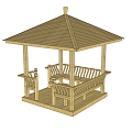 Gazebo 3d model