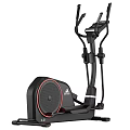 Adidas Sports Equipment Elliptical Trainer featuring Black Design Red Accents and Ergonomic Handles