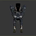 Advanced Futuristic Mechanical Dog With Cybernetic Armor And Metallic Details