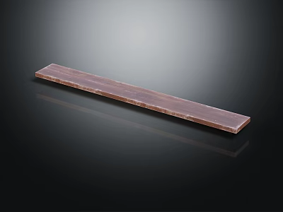 Wood Stone Composite Strip With Natural Texture For Home Interior Decoration 3d model