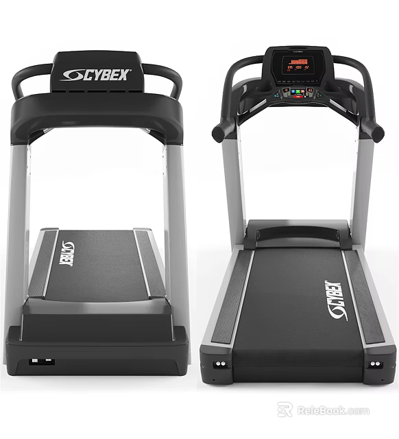 Cybek Fitness Treadmill Sports Equipment With Digital Display And Control Panel 3d model 