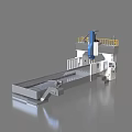 Machining Center Machining Equipment Machine Tool Horizontal Machine Tool Industrial Equipment Mechanical Equipment 3d model