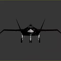 Modern Fighter Stealth Fighter 3d model
