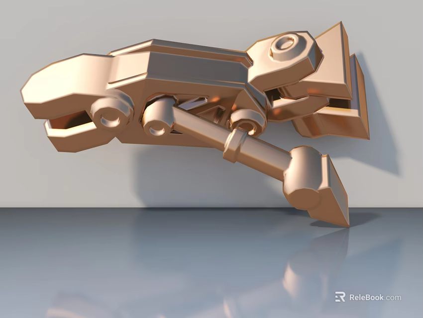 High Quality Golden Metal Swing Door Hinge Hardware for Home Doors 3d model 