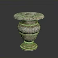 Elegant Carved Marble Decorative Vase With Intricate Patterns For Home Decor
