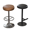 Modern Bar Chair 3d model