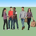 Character Multiplayer Role 3d model