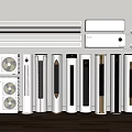 modern air conditioning 3d model