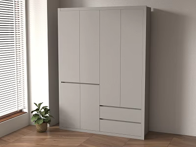 Modern wardrobe 3d model