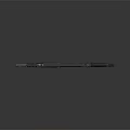 Modern Tactical Rifle With Black Design Rail System Magazine And Tactical Grip