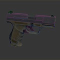 pistol semi-automatic pistol automatic pistol modern weapon hot weapon hot weapon gun military 3d model