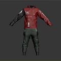 Red Graphic Hoodie With Black Sleeves And Green Cargo Pants Streetwear Outfit