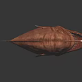 Red Anglerfish With Large Open Mouth Sharp Teeth And Glowing Lure On Dark Reflective Surface