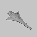 Sleek Black Futuristic Fighter Jet 3D Model With Aerodynamic Design And Yellow Afterburner Flames
