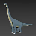 Low Poly 3D Reptile Dinosaur Models With Various Sizes Group