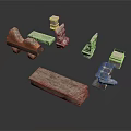 Collection Of Artistic Sculpture Carvings In Various Materials And Shapes