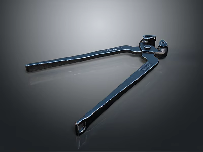Heavy Duty Industrial Equipment Metal Tool With Ergonomic Handle And Precision Design 3d model