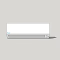 Modern Wall Mounted Air Conditioner Fan With Sleek Design And Efficient Cooling 3d model