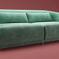Nordic Double Sofa 3d model
