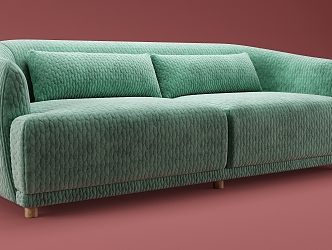 Nordic Double Sofa 3d model