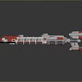 Modern Spaceship Spacecraft 3d model