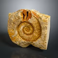 Chi chrysanthemum stone ancient fossil stone chrysanthemum fossil items 3d model